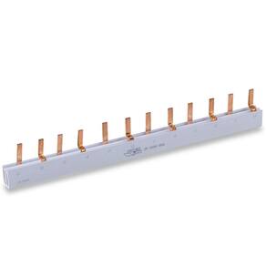 Barramento Bifásico 80A 16 Polos 285mm Force Line