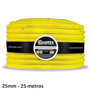 Conduite Adtex 25mm 3/4 Antichama 25m Corrugado Eletroduto