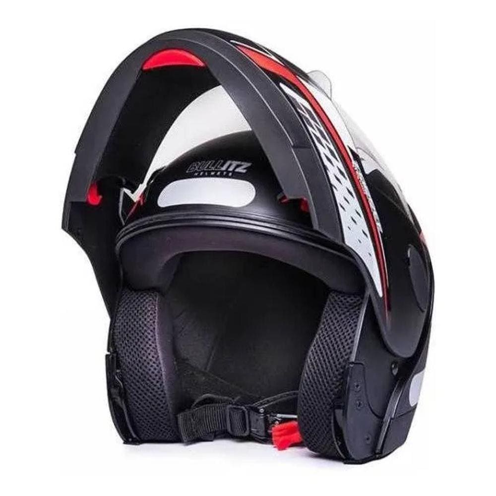 Capacete Zarref V4 Grafic Taurus Modular Robocop Articulado