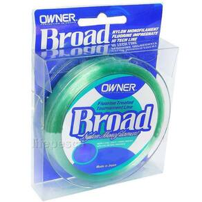 Linha Monofilamento Owner Broad 0,37Mm 26Lb/11,8Kg - 300 M