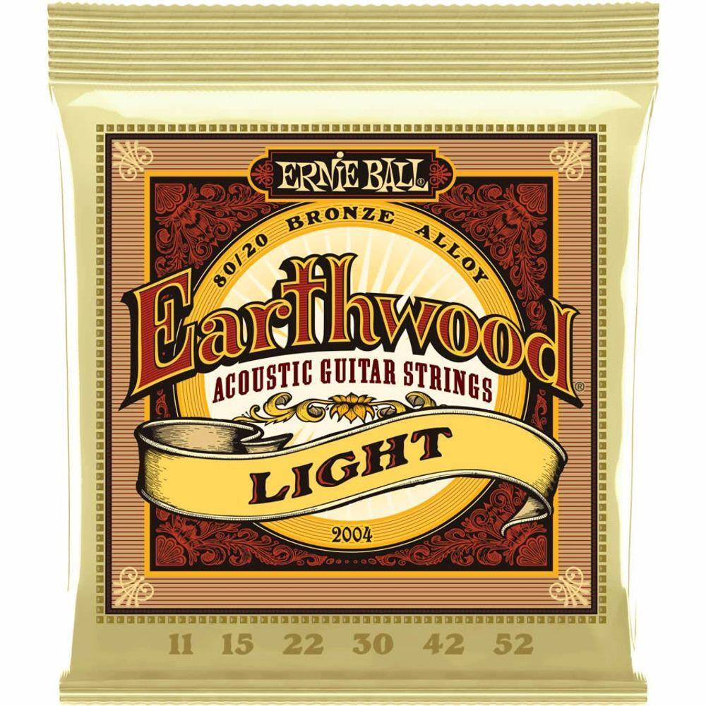 Encordoamento ERNIE BALL Violão Aço 011 EARTHWOOD Bronze P02004