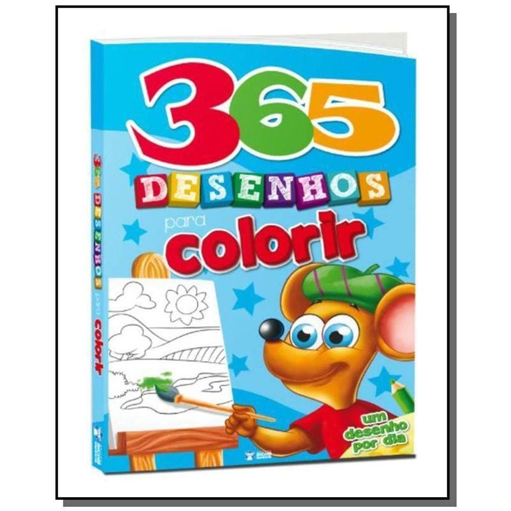 Papel de Parede Desenho para Colorir Travel 2,70x0,57m