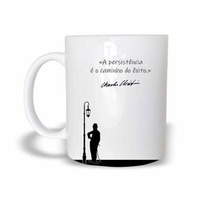 Caneca Frases Charlie Chaplin 1 Polímero 325Ml