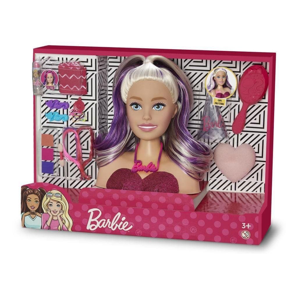 Barbie Busto Extra Styling Head C/ 12 Frases E Acessórios