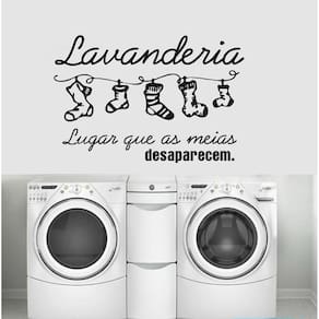 Adesivo De Decoração Parede Lavanderia decoração interna