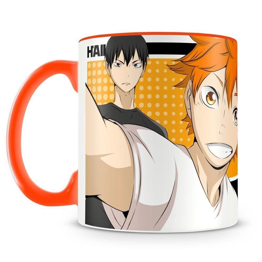 Caneca Haikyuu Nome Personalizado Promoção Volei Anime