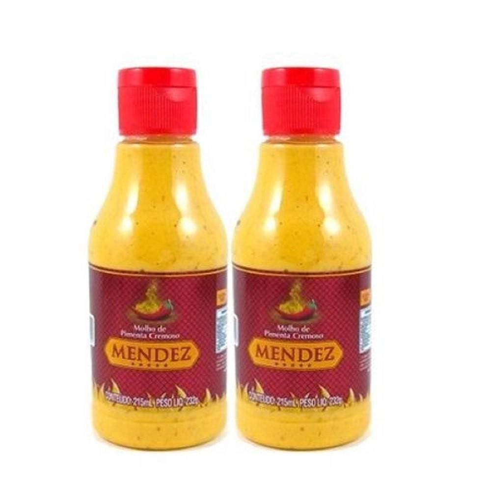 Kit Molho De Pimenta Mendez 215Ml 02 Cremosa Tradicional