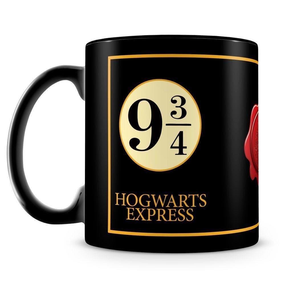 Caneca Personalizada Hogwarts Express (100% Preta)