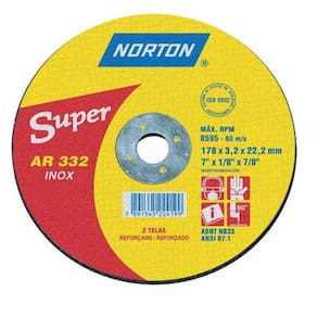 Disco de Corte Inox 177,8 x 3,0 x 22,2mm - Norton
