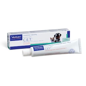 Pasta Dental Virbac enzimática C.E.T cães e gatos de 70 g