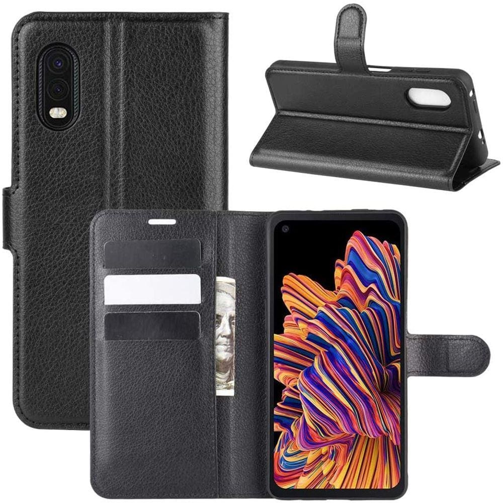 Capa Capinha Carteira Galaxy Xcover Pro Case Couro Flip Top