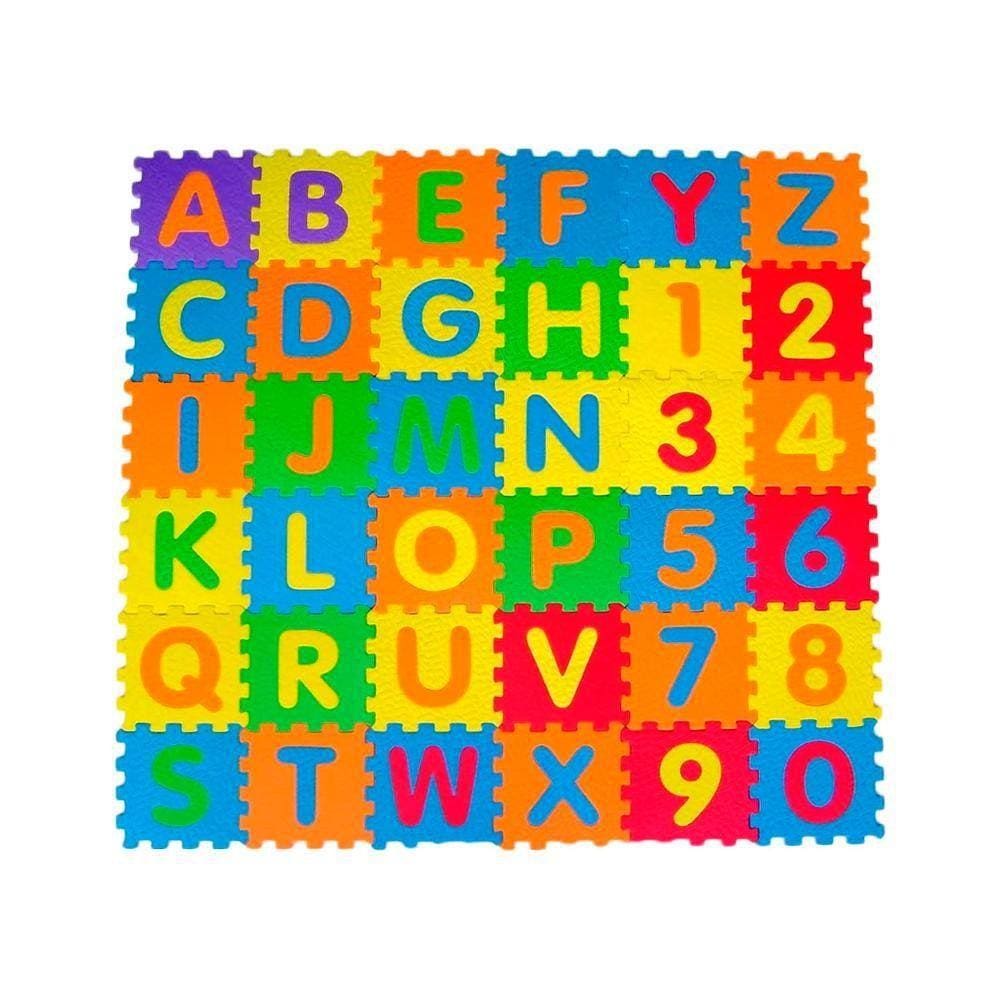 Tapete EVA 36 Peças 14cm X 14cm