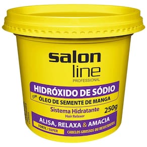 Kit Relaxante Hidróxido De Sódio Forte/Super Salon Line 250G