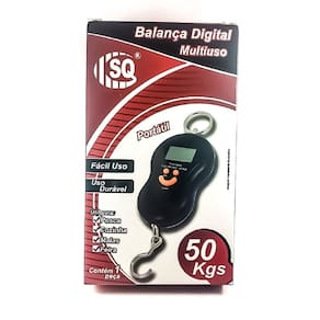 Balança Digital Portátil Para Pesca Feira Mala Bagagem 50kg