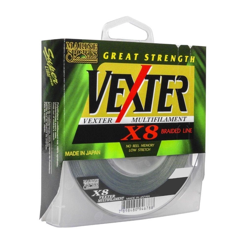 Linha Pesca Multifilamento Vexter X8 0.25mm 30 Lbs 300 Metros 8 Fios