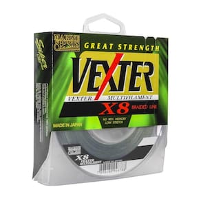 Linha Pesca Multifilamento Vexter X8 0.25mm 30 Lbs 300 Metros 8 Fios
