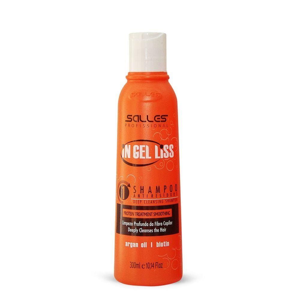 Shampoo Anti Resíduo In Gel Liss Salles Prof 300ml