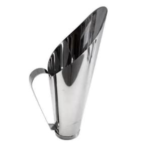 Concha Para Cereais Aço Inox Para 1kg - Kit Com 2 Unidades