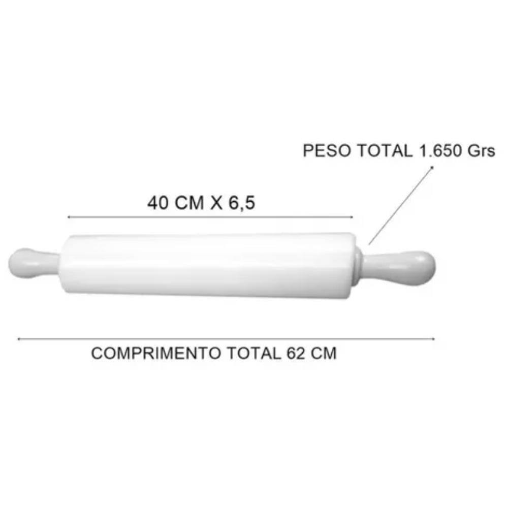 Rolo Pau Macarrão 40 Cm Pesado | Casas Bahia