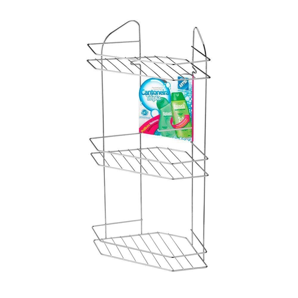 Cantoneira Tripla Cromada