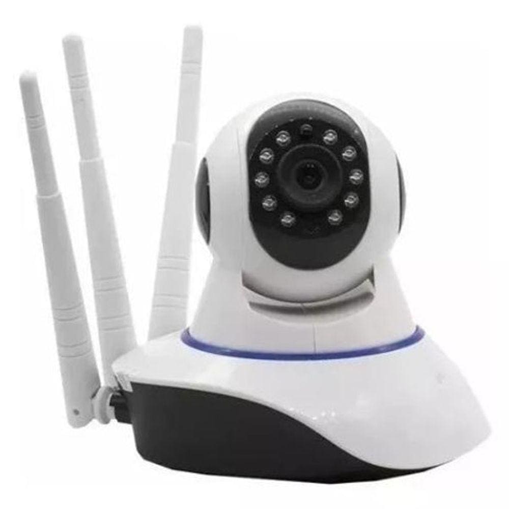 Câmera 3 Antenas Sem Fio Hd Sensor Noturno