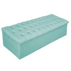Calçadeira Baú Estofada 160cm Queen Size Tiffany Adj Decor