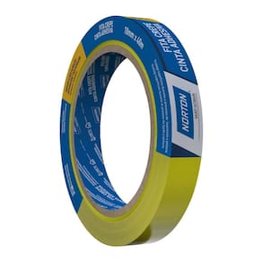 Fita Crepe Norton Automotivo Amarela 18mm x 50m Embalagem c/ 6 unidades