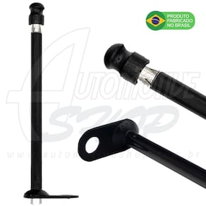 Antena Corta Pipa Moto Retrátil Retrovisor Aço Inox 7/8" Pto