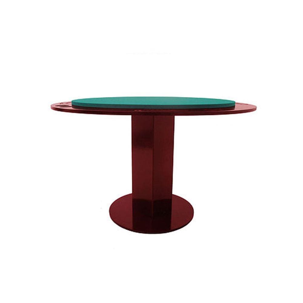 Mesa De Carteado Redonda Mdf 18Mm - 1077