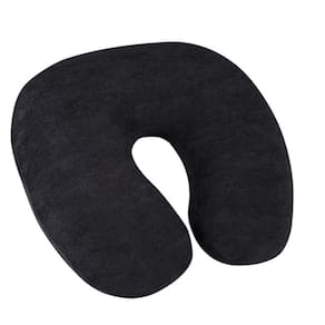 Travesseiro De Viagem 1 Unidade Almofada Pescoço Preto
