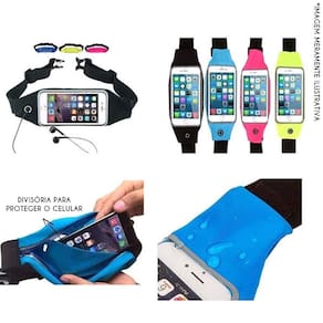 Pochete Esporte Slim Porta Celular Dinheiro Viagem Academia