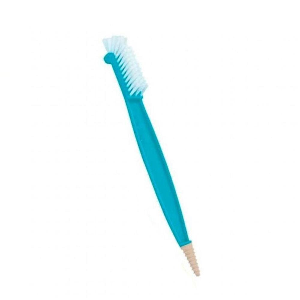 Escova Para Mamadeira Com Limpa-Bicos Kababy