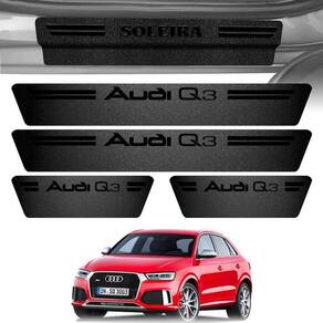 Soleira Protetora De Porta Audi Q3 Detalhe Preto