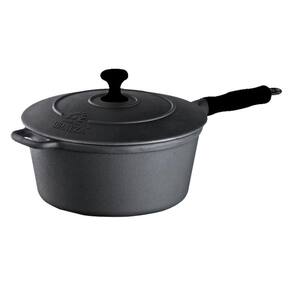 Caçarola Ferro Cabo Silicone Preto Tampa Ferro 5,2L 26cm