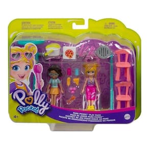 Playset - Polly Pocket - Polly e Shani - Caminhão de Sorvete - Mattel