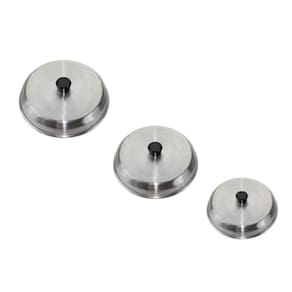 Abafador Tampa De Alumínio Para Beirute 22cm - Kit Com 3 Pçs