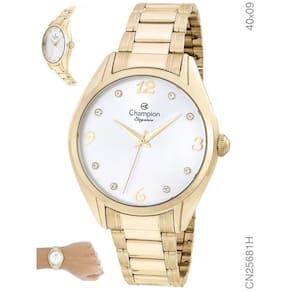 Relógio Champion Elegance CN25681H Quartz Dourado