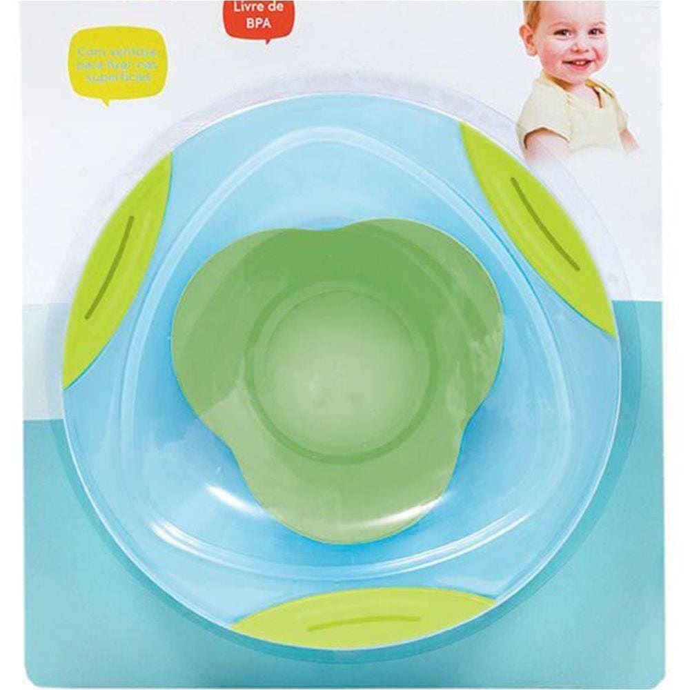 Pratinho Fun Com Ventosa Azul Buba