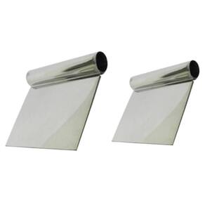 Kit - Espátula Tubular Alta Inox 2 pçs - tamanhos 20cm e 25cm