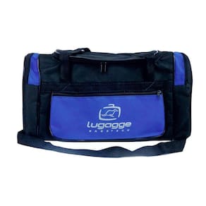 Bolsa Sacola Bordo Mao Mala Viagem Media Azul