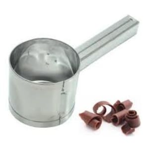 Raspador De Chocolate Redondo Aço Inox