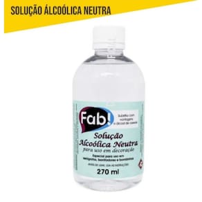 Solução Confeitaria Neutra P/ Diluir Pó Decoração 270ml Fab