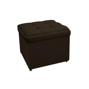 Calçadeira Copenhague 90cm Solteiro Corano Marrom Adj Decor