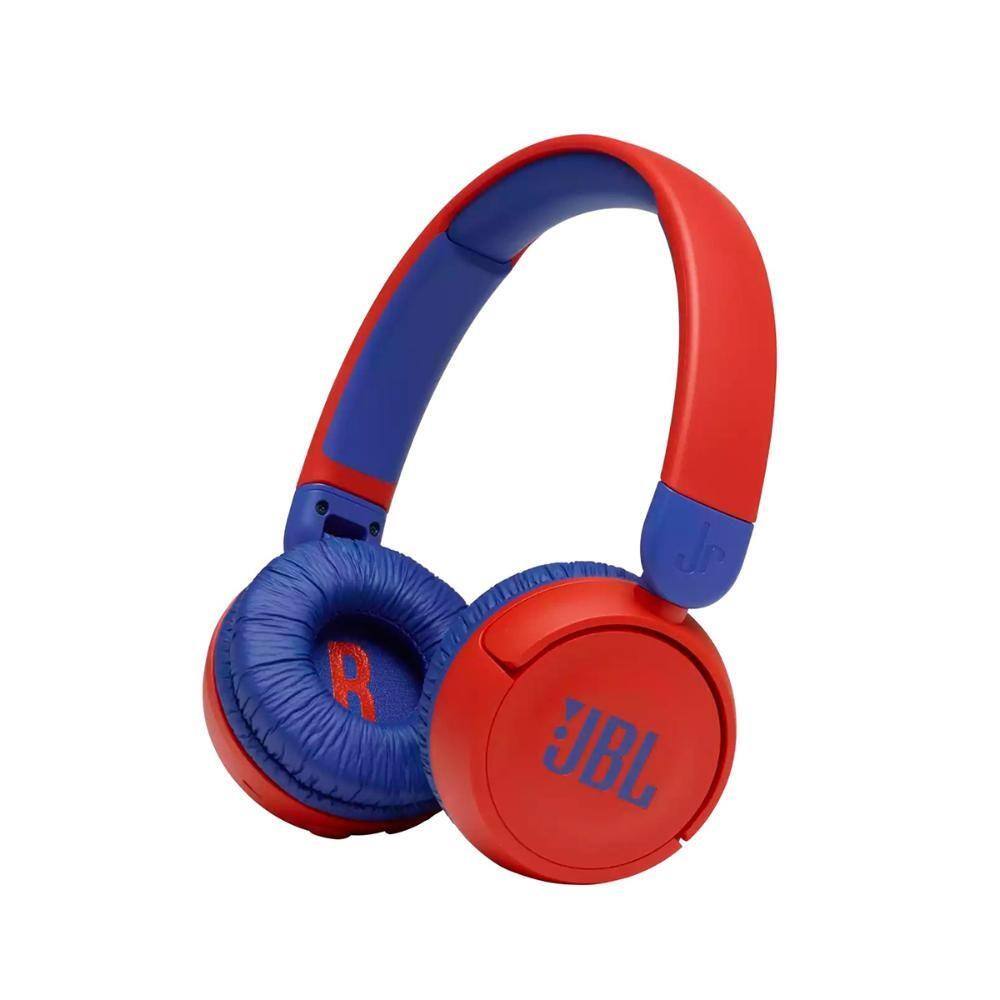 imagem-JBL Jr310BT Fone de Ouvido Bluetooth Infantil On-Ear Bateria 30 Horas Vermelho
