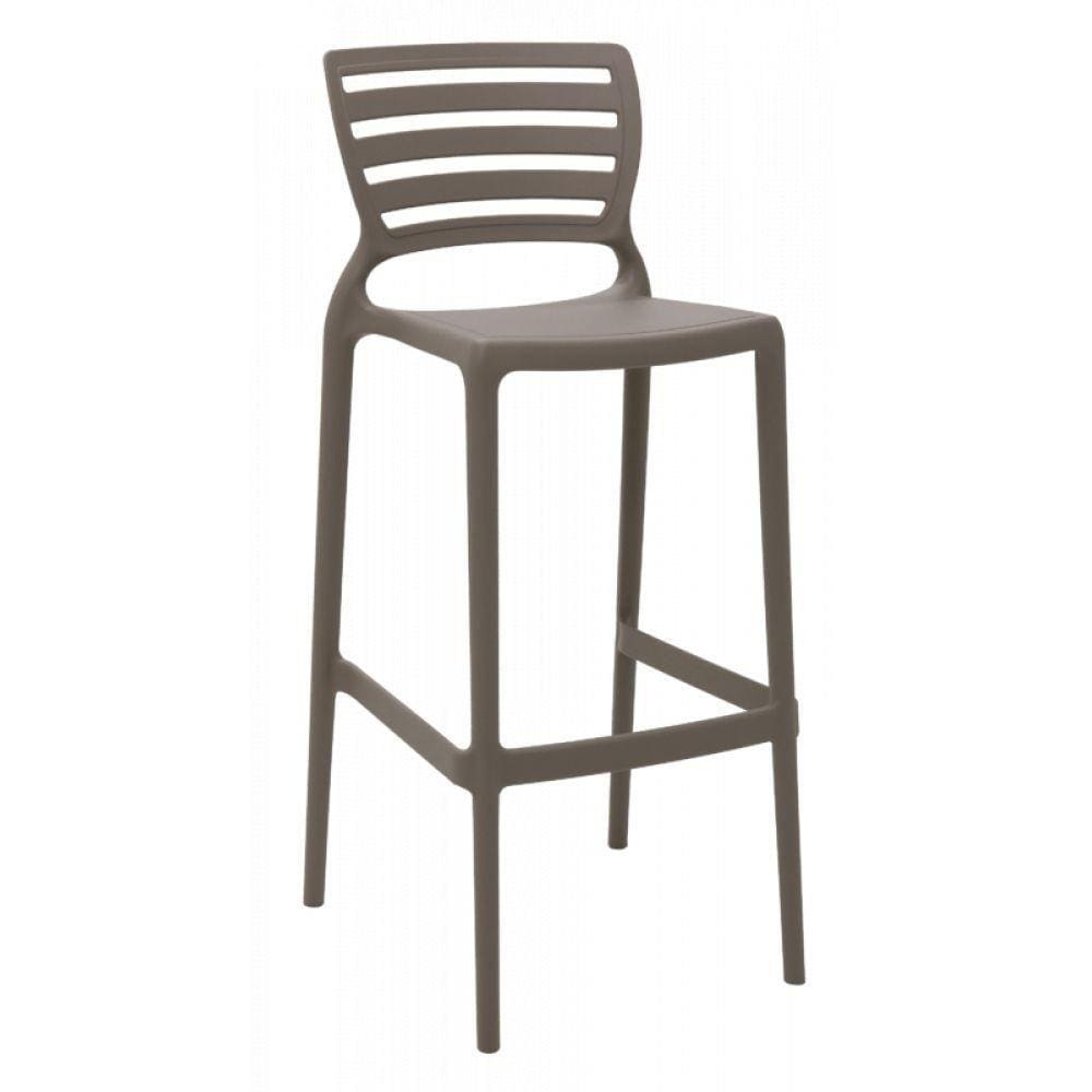 Banqueta Sofia Alta Cinza Tramontina