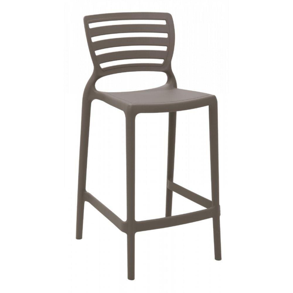 Banqueta Sofia Alta Cinza Tramontina