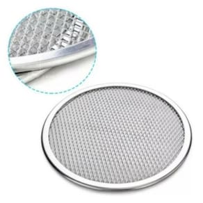 Tela P/ Assar Pizza Mais Rápido Em Alumínio 25 Cm Resistente