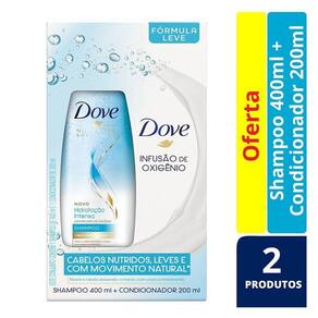 Kit Dove Oxigênio Shampoo 400ml + Condicionador 200ml