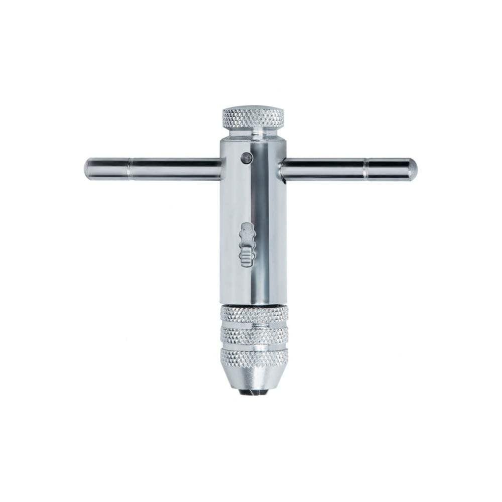 Vira Macho Tipo T com Catraca de M5 a M12 Cromado