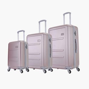Conjunto de malas de viagem P, M e G Montreal Swiss Move Rose